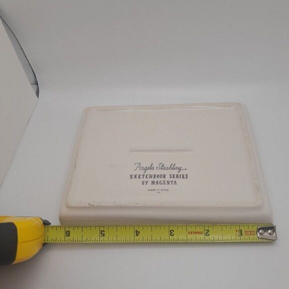 Angela Staehling  Sketchbook Series by Magenta Eraser Trinket Stash Keep Dish - Picture 7 of 11